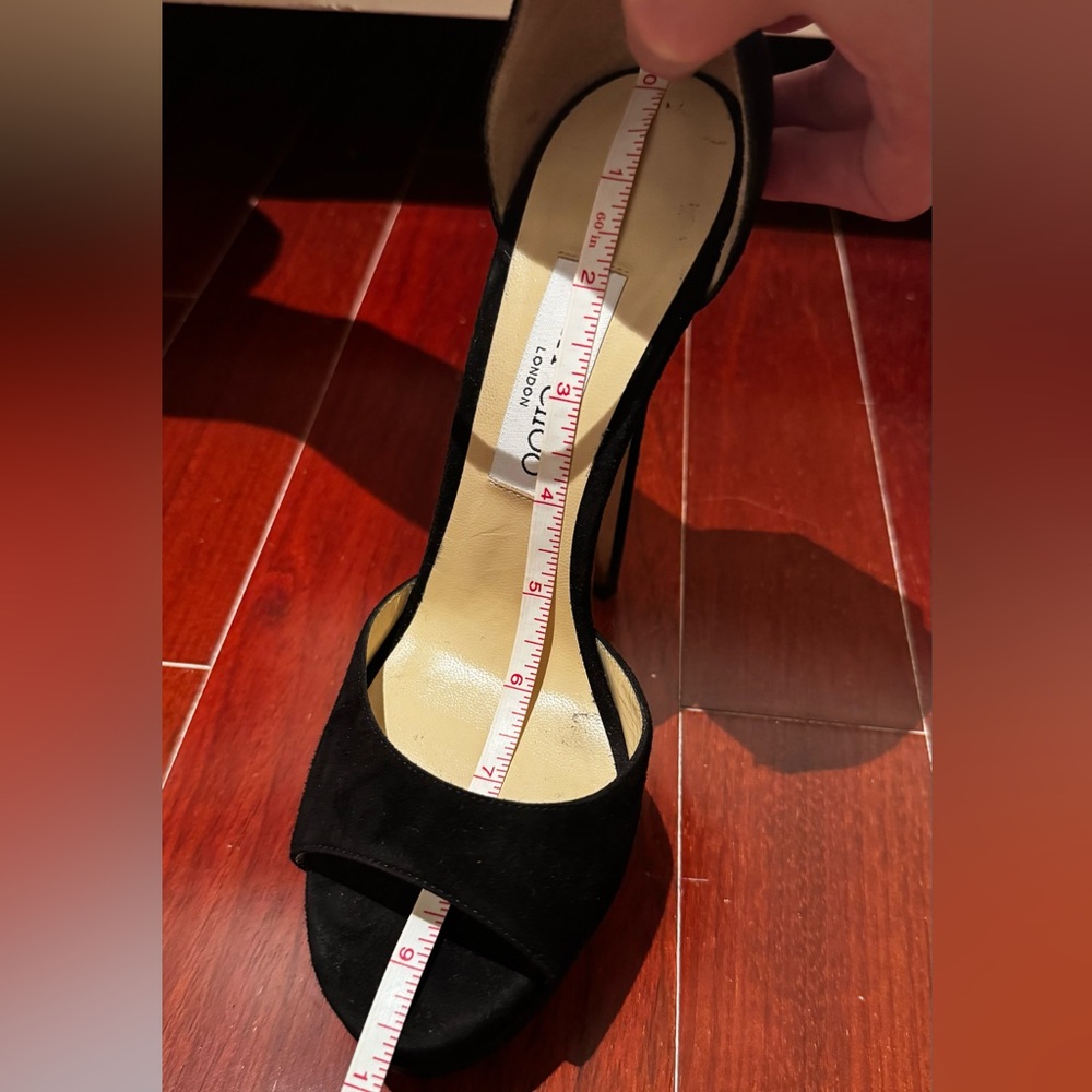 Jimmy Choo Black Platform Heels - Picture 10 of 11